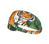 Elastic Sports Headband Hairband XBKGOHA Jungle Tigers Cub Printed Soft, Breathable, Quick-Dry