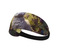 Elastic Sports Headband Hairband XBKGOHA Little sheep in the vineyard Printed Soft, Breathable, Quick-Dry