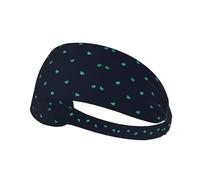 Elastic Sports Headband Hairband XBKGOHA Lovely blue background Printed Soft, Breathable, Quick-Dry