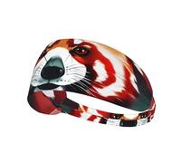 Elastic Sports Headband Hairband XBKGOHA Red panda Printed Soft, Breathable, Quick-Dry