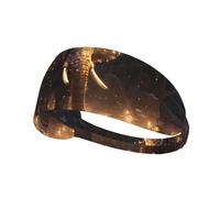 Elastic Sports Headband Hairband YYHHAOFA A little elephant who turns magic Printing Soft, Breathable, Quick-Dry