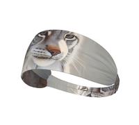 Elastic Sports Headband Hairband YYHHAOFA Canada Lynx Pattern Athletic Band for Women, Men