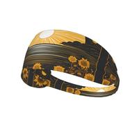 Elastic Sports Headband Hairband YYHHAOFA Goodlooking Hello Sunshine Printing Soft, Breathable, Quick-Dry