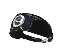 Elastic Sports Headband Hairband YYHHAOFA Science Fiction Printing Soft, Breathable, Quick-Dry