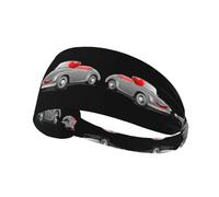 Elastic Sports Headband Hairband YYHWHJDE A small car that pursues love Pattern Quick Drying, Moisture Wicking