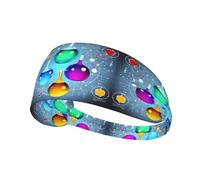 Elastic Sports Headband Hairband YYHWHJDE Abstract Science Chemistry Pattern Soft, Breathable, Quick-Dry
