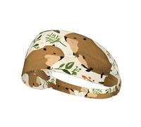 Elastic Sports Headband Hairband YYHWHJDE beaver working Picture Soft, Breathable, Quick-Dry