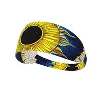 Elastic Sports Headband Hairband YYHWHJDE Cartoon heart sun Pattern Soft, Breathable, Quick-Dry