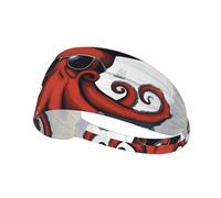 Elastic Sports Headband Hairband YYHWHJDE Cartoon Sailing Pirate Octopus Pattern Quick Drying, Moisture Wicking