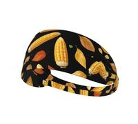 Elastic Sports Headband Hairband YYHWHJDE Celebrate Thanksgiving Day Pattern Quick Drying, Moisture Wicking