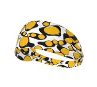 Elastic Sports Headband Hairband YYHWHJDE Cell Molecules Pattern Quick Drying, Moisture Wicking