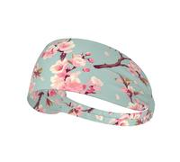 Elastic Sports Headband Hairband YYHWHJDE cherry blossom tree branch Pattern Soft, Breathable, Quick-Dry