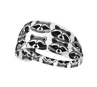 Elastic Sports Headband Hairband YYHWHJDE cute raccoon Pattern Soft, Breathable, Quick-Dry