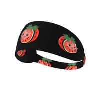 Elastic Sports Headband Hairband YYHWHJDE Cute watermelon Pattern Quick Drying, Moisture Wicking
