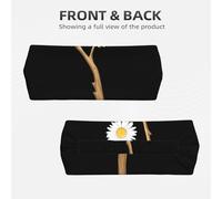 Elastic Sports Headband Hairband YYHWHJDE Daisy On Dead Tree Pattern Soft, Breathable, Quick-Dry