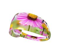 Elastic Sports Headband Hairband YYHWHJDE Diligent Bee Pattern Quick Drying, Moisture Wicking