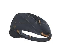 Elastic Sports Headband Hairband YYHWHJDE Enchanted Plant Leaves Pattern Soft, Breathable, Quick-Dry