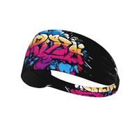 Elastic Sports Headband Hairband YYHWHJDE Exploding letters Pattern Quick Drying, Moisture Wicking