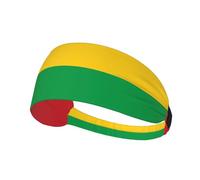 Elastic Sports Headband Hairband YYHWHJDE Flag of Guinea-Bissau Pattern Soft, Breathable, Quick-Dry