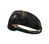Elastic Sports Headband Hairband YYHWHJDE gorillas Pattern Soft, Breathable, Quick-Dry