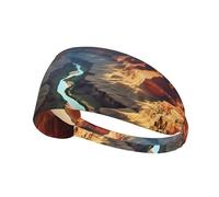 Elastic Sports Headband Hairband YYHWHJDE Grand Canyon, Arizona Pattern Soft, Breathable, Quick-Dry