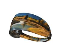 Elastic Sports Headband Hairband YYHWHJDE grand teton national park Pattern Soft, Breathable, Quick-Dry