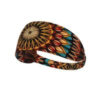 Elastic Sports Headband Hairband YYHWHJDE Halo Lace Pattern Quick Drying, Moisture Wicking