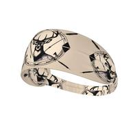 Elastic Sports Headband Hairband YYHWHJDE Hunting Arrows Triangles Deer Pattern Soft, Breathable, Quick-Dry