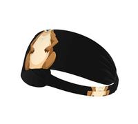Elastic Sports Headband Hairband YYHWHJDE Kangaroo with crown Pattern Quick Drying, Moisture Wicking