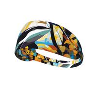 Elastic Sports Headband Hairband YYHWHJDE Killer Whale In The Woods Pattern Quick Drying, Moisture Wicking
