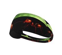 Elastic Sports Headband Hairband YYHWHJDE Little ants hiding from the rain Pattern Quick Drying, Moisture Wicking