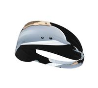 Elastic Sports Headband Hairband YYHWHJDE Little hedgehog on the back of a whale Picture Soft, Breathable, Quick-Dry