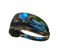 Elastic Sports Headband Hairband YYHWHJDE Lost Magic Ring Prints Spandex, Soft, Breathable, Quick-Dry