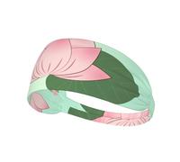 Elastic Sports Headband Hairband YYHWHJDE Lotus flowers waiting to bloom Picture Soft, Breathable, Quick-Dry