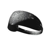 Elastic Sports Headband Hairband YYHWHJDE Love made of musical notes Picture Soft, Breathable, Quick-Dry
