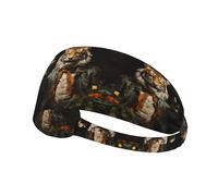 Elastic Sports Headband Hairband YYHWHJDE Mr. Dancing Tiger Pattern Soft, Breathable, Quick-Dry