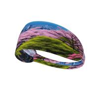 Elastic Sports Headband Hairband YYHWHJDE Mt. Fuji in early spring Picture Soft, Breathable, Quick-Dry