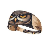 Elastic Sports Headband Hairband YYHWHJDE Owl Beliefs Pattern Quick Drying, Moisture Wicking