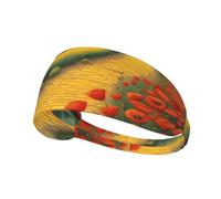 Elastic Sports Headband Hairband YYHWHJDE Poppies Field Yellow Brick Road Pattern Quick Drying, Moisture Wicking