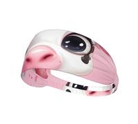 Elastic Sports Headband Hairband YYHWHJDE pretty pink cartoon cow Pattern Soft, Breathable, Quick-Dry