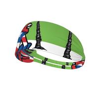 Elastic Sports Headband Hairband YYHWHJDE Puerto Rico Flag Frog Palm Trees Pattern Quick Drying, Moisture Wicking