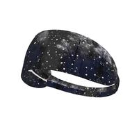 Elastic Sports Headband Hairband YYHWHJDE Romantic Snow Scene Prints Athletic Band for Women, Men