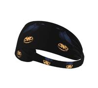 Elastic Sports Headband Hairband YYHWHJDE Scary Pumpkin and Black Crow Prints Spandex, Soft, Breathable, Quick-Dry
