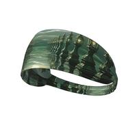 Elastic Sports Headband Hairband YYHWHJDE Sea Lanterns Prints Athletic Band for Women, Men