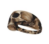 Elastic Sports Headband Hairband YYHWHJDE Skull in the pit Pattern Quick Drying, Moisture Wicking