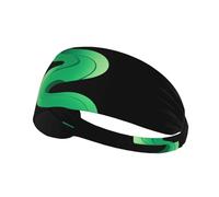 Elastic Sports Headband Hairband YYHWHJDE Snake with Green Fangs Prints Athletic Band for Women, Men