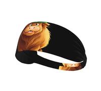 Elastic Sports Headband Hairband YYHWHJDE St. Patrick's Highland Cow Prints Athletic Band for Women, Men