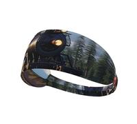 Elastic Sports Headband Hairband YYHWHJDE Steam Locomotive Train Picture Soft, Breathable, Quick-Dry