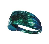 Elastic Sports Headband Hairband YYHWHJDE Strange Beast Head Picture Soft, Breathable, Quick-Dry
