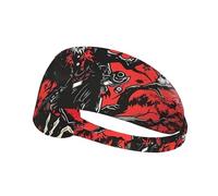 Elastic Sports Headband Hairband YYHWHJDE Straw monster Picture Soft, Breathable, Quick-Dry
